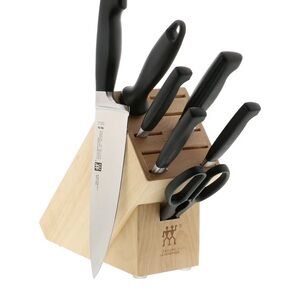 Zwilling Knife Block Set with Scissors and Ice Cream Scoop